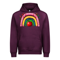 Mauve Wine school rainbow Urban Hoodie - Zillion Design Studio