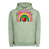 Pigment Oil Green school rainbow Urban Hoodie - Zillion Design Studio