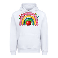 White school rainbow Urban Hoodie - Zillion Design Studio