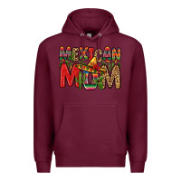 Burgundy mexican mom Premium Hoodie - Zillion Design Studio