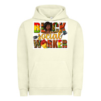 Pigment Pistachio black social worker Urban Hoodie - texasbilliewilder