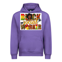 Tulip black social worker Urban Hoodie - texasbilliewilder