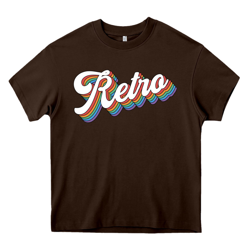 Retro Colorful Heavy Core Tee by chombo | Teevron