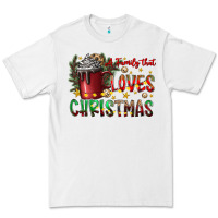White afamilytloveschristmas Premium Tee - CowhideDigitalArt