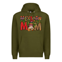 Army Green mexican mom gnome Premium Hoodie - Zillion Design Studio