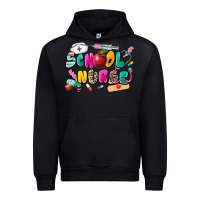 Black school nurse Urban Hoodie - Zillion Design Studio