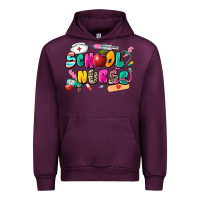 Mauve Wine school nurse Urban Hoodie - Zillion Design Studio
