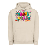 Pigment French Oak school nurse Urban Hoodie - Zillion Design Studio