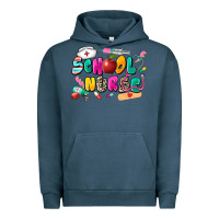 Pigment Midnight Navy school nurse Urban Hoodie - Zillion Design Studio