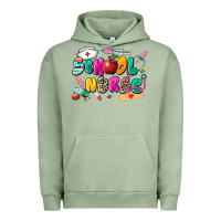 Pigment Oil Green school nurse Urban Hoodie - Zillion Design Studio