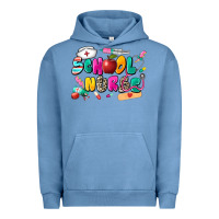 Pigment Pebble Blue school nurse Urban Hoodie - Zillion Design Studio