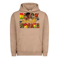 Pigment Burro black social worker Urban Hoodie - texasbilliewilder