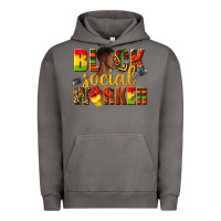 Pigment Tornado black social worker Urban Hoodie - texasbilliewilder