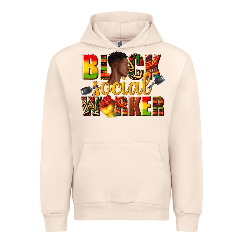 Black Social Worker Urban Hoodie by texasbilliewilder | Teevron