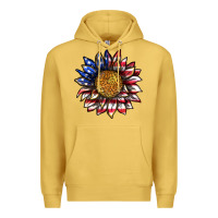 4th Of July Sunflower Premium Hoodie | Teevron