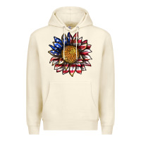 Sandshell 4th of july sunflower Premium Hoodie - texasbilliewilder
