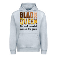 Heather Grey black queen the most powerful piece in the game Urban Hoodie - texasbilliewilder