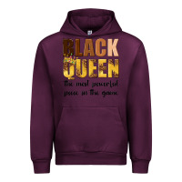 Mauve Wine black queen the most powerful piece in the game Urban Hoodie - texasbilliewilder