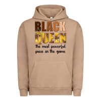 Pigment Burro black queen the most powerful piece in the game Urban Hoodie - texasbilliewilder