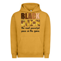 Pigment Peanut Butter black queen the most powerful piece in the game Urban Hoodie - texasbilliewilder