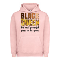 Pigment Salmon black queen the most powerful piece in the game Urban Hoodie - texasbilliewilder
