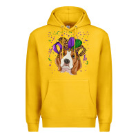 Lemon mardi gras beagle Premium Hoodie - RanaPortraitStore