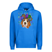 True Royal mardi gras beagle Premium Hoodie - RanaPortraitStore