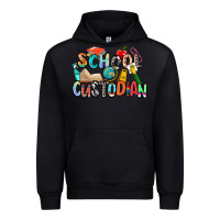 Black school custodian Urban Hoodie - Zillion Design Studio