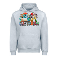 Heather Grey school custodian Urban Hoodie - Zillion Design Studio