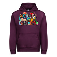 Mauve Wine school custodian Urban Hoodie - Zillion Design Studio