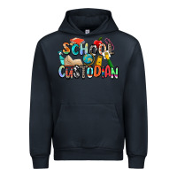 Navy school custodian Urban Hoodie - Zillion Design Studio
