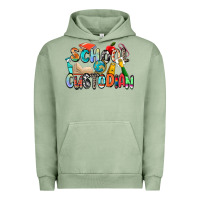 Pigment Oil Green school custodian Urban Hoodie - Zillion Design Studio