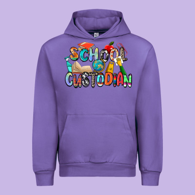 School Custodian Urban Hoodie Designed By Zillion Design Studio