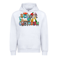 White school custodian Urban Hoodie - Zillion Design Studio