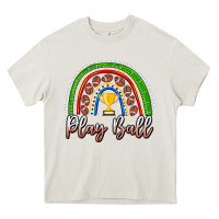 Play Ball Football Rainbow Heavy Core Tee | Teevron