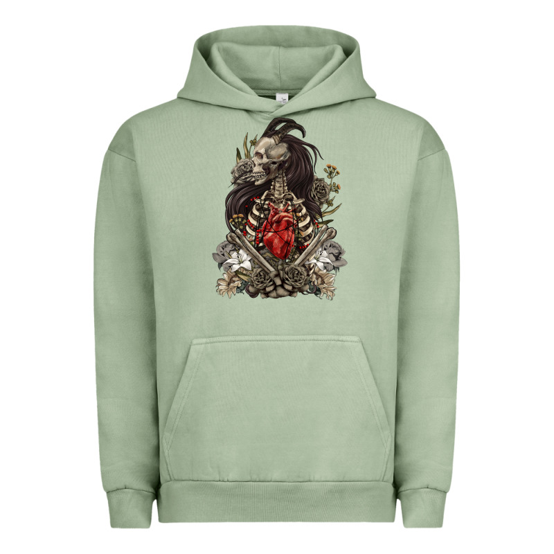 Floral Skeleton Urban Hoodie by RanaPortraitStore | Teevron