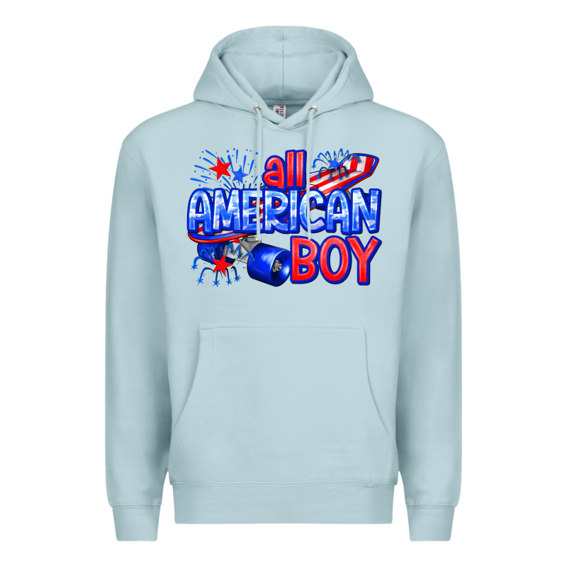 All American Boy Billie Wilder Premium Hoodie by texasbilliewilder | Teevron