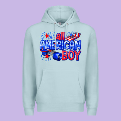 All American Boy Billie Wilder Premium Hoodie Designed By Texasbilliewilder