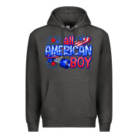 Charcoal Heather all american boy billie wilder Premium Hoodie - texasbilliewilder
