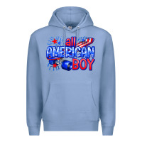 Colony Blue all american boy billie wilder Premium Hoodie - texasbilliewilder