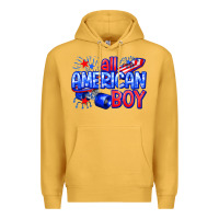 Mustard all american boy billie wilder Premium Hoodie - texasbilliewilder