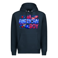 Navy all american boy billie wilder Premium Hoodie - texasbilliewilder