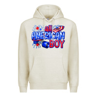 Oatmeal Heather all american boy billie wilder Premium Hoodie - texasbilliewilder