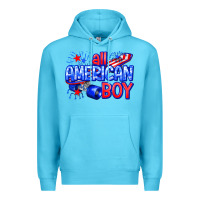 Ocean Blue all american boy billie wilder Premium Hoodie - texasbilliewilder