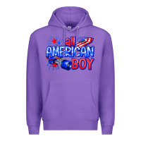 Purple all american boy billie wilder Premium Hoodie - texasbilliewilder