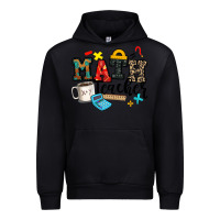 Black math teacher Urban Hoodie - Zillion Design Studio
