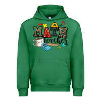Emerald math teacher Urban Hoodie - Zillion Design Studio