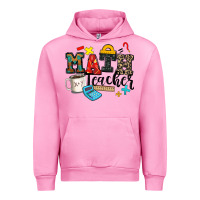 Fuchsia Pink math teacher Urban Hoodie - Zillion Design Studio