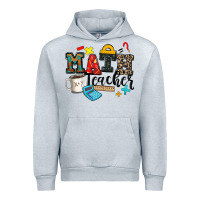 Heather Grey math teacher Urban Hoodie - Zillion Design Studio