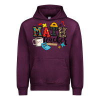 Mauve Wine math teacher Urban Hoodie - Zillion Design Studio